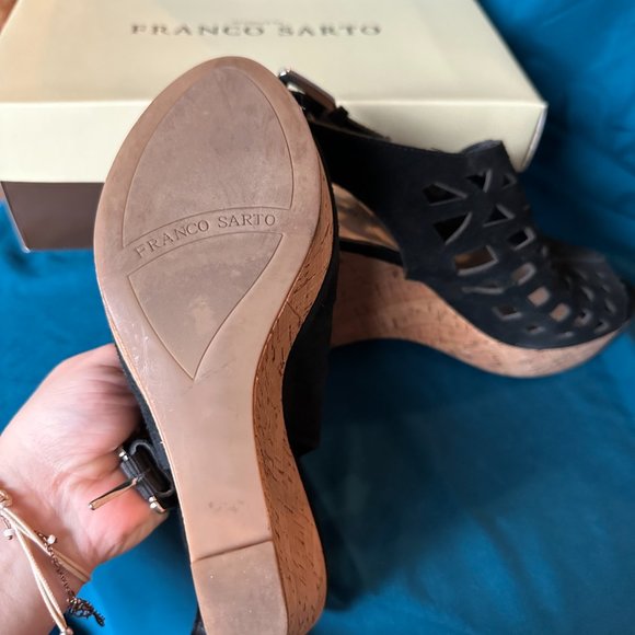 Franco Sarto Sandal Wedges - Picture 2 of 2